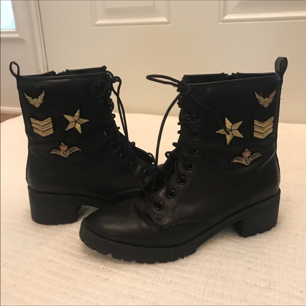 Madden Girl Eloise Combat Boots